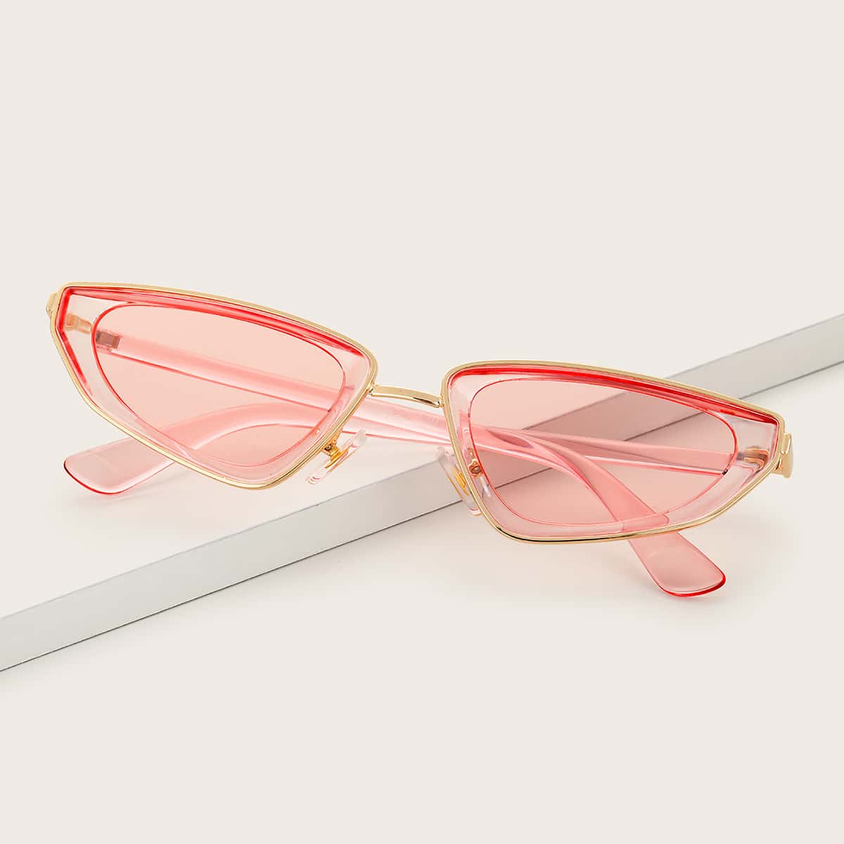 

Metal Frame Sunglasses, Pink