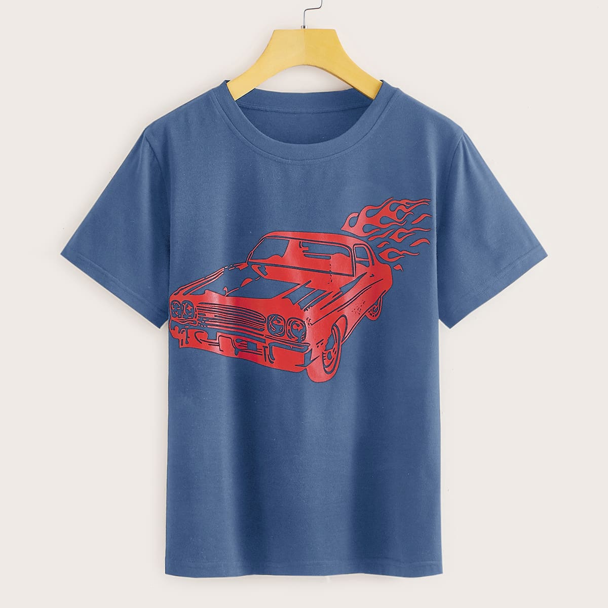 

Car Graphic Blue Tee