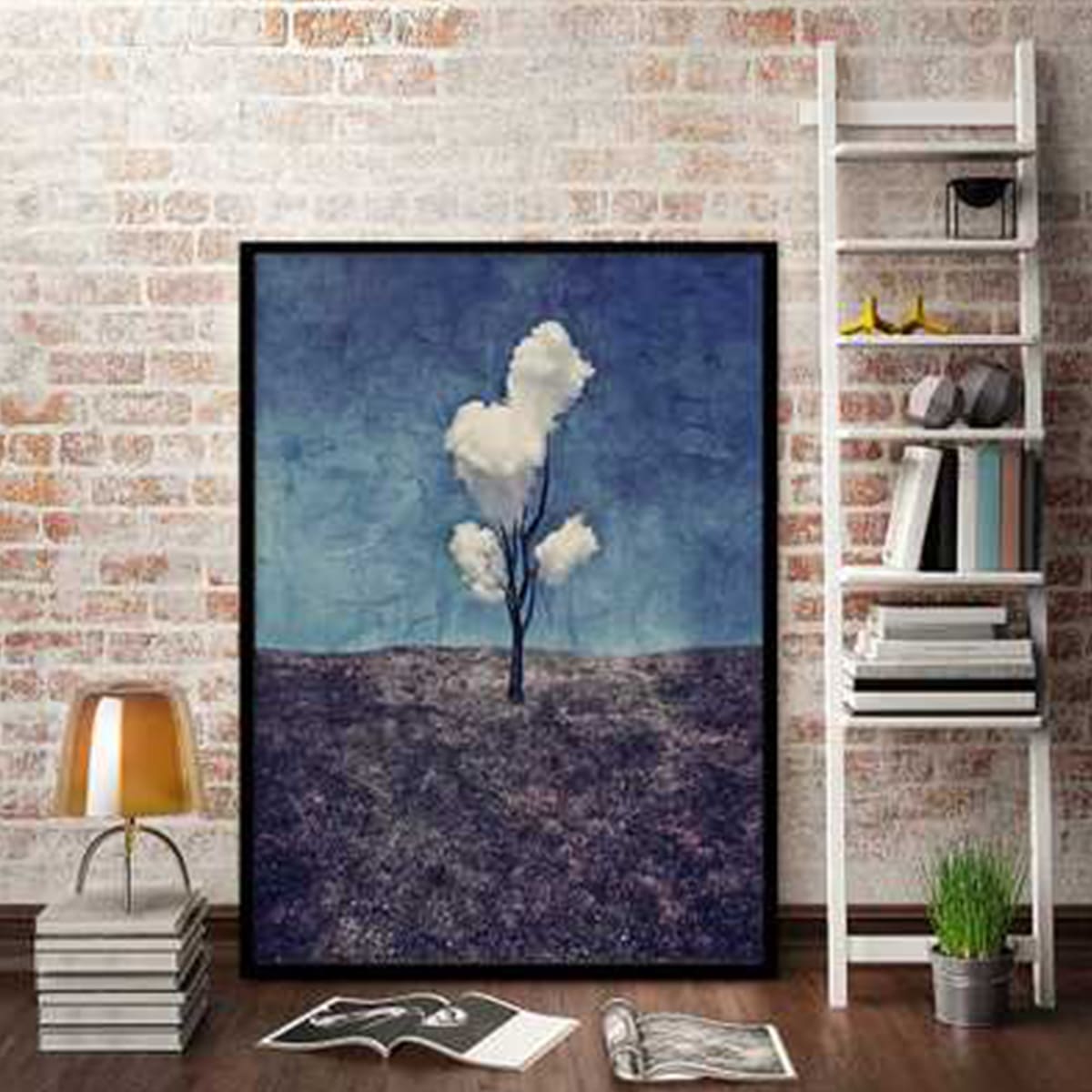 

Tree Wall Print Without Frame, Multicolor