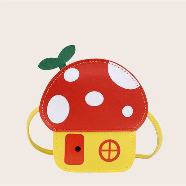 

Kids Cartoon Design Crossbody Bag, Red