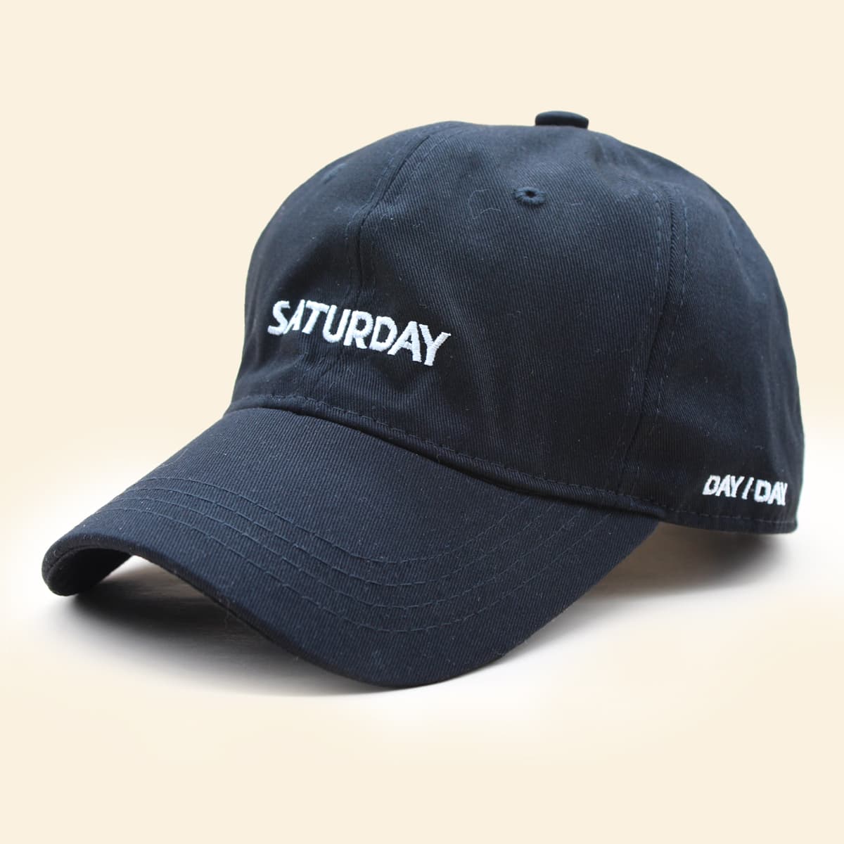 

Guys Letter Embroidered Baseball Cap, Black