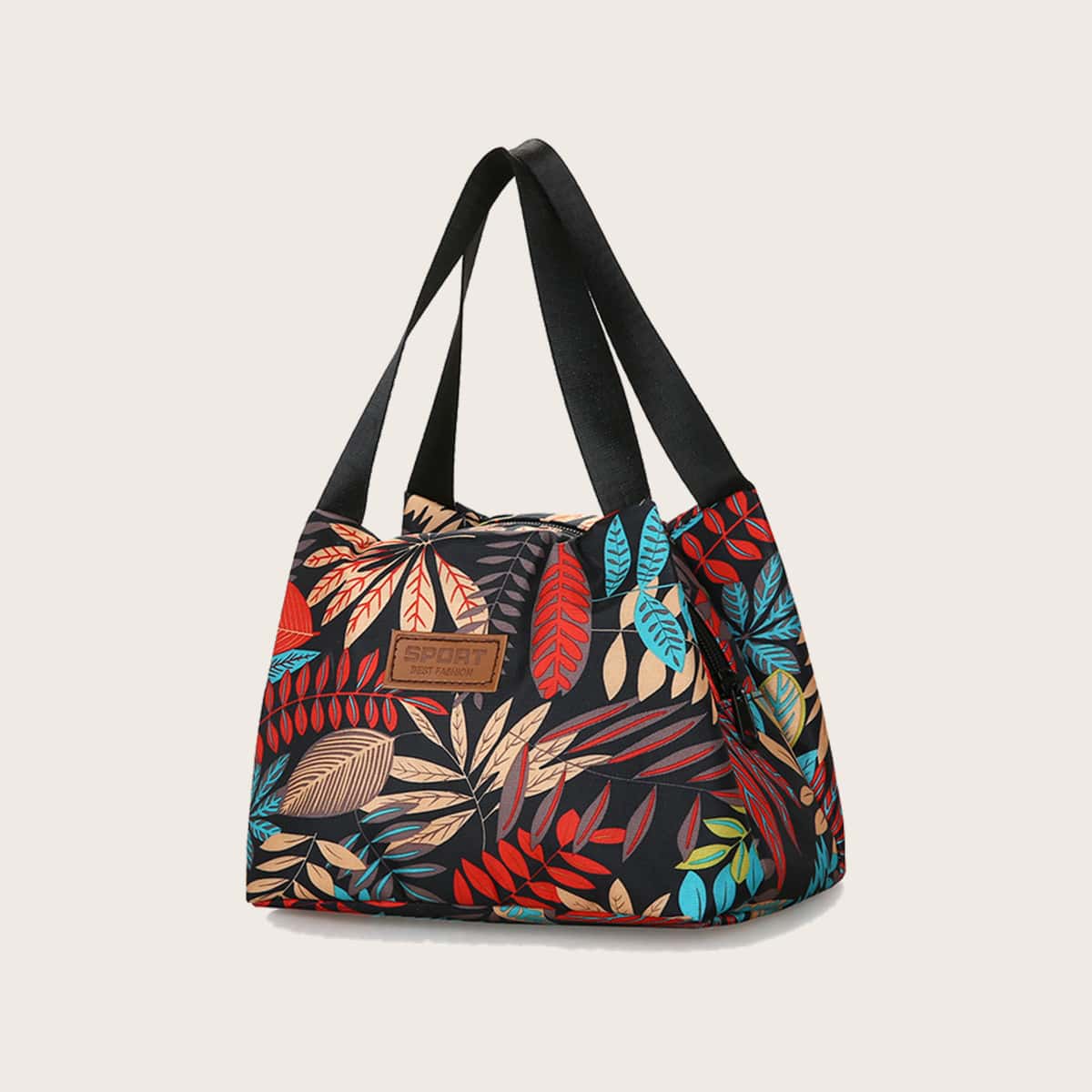 

Leaf Satchel Bag, Multicolor