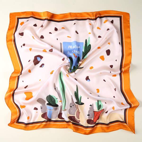 

Cactus Pattern Bandana, Multicolor