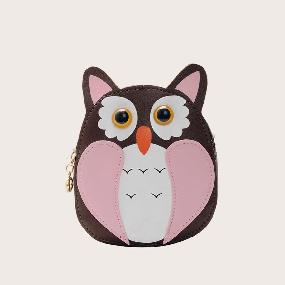 

Owl Crossbody Bag, Brown