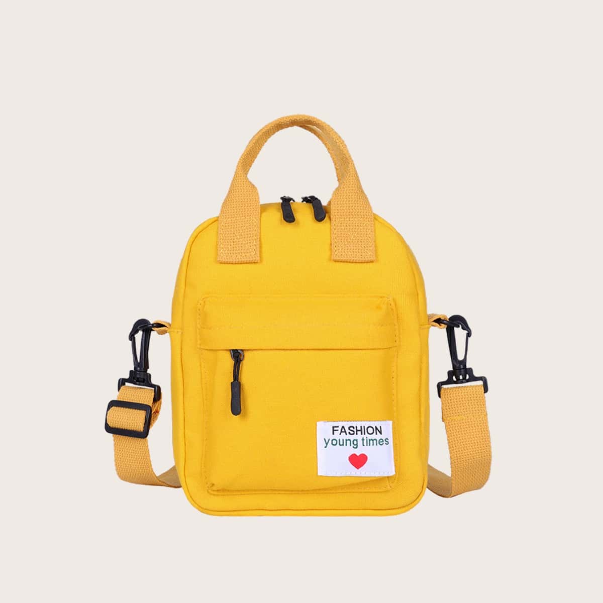

Canvas Crossbody Bag, Yellow
