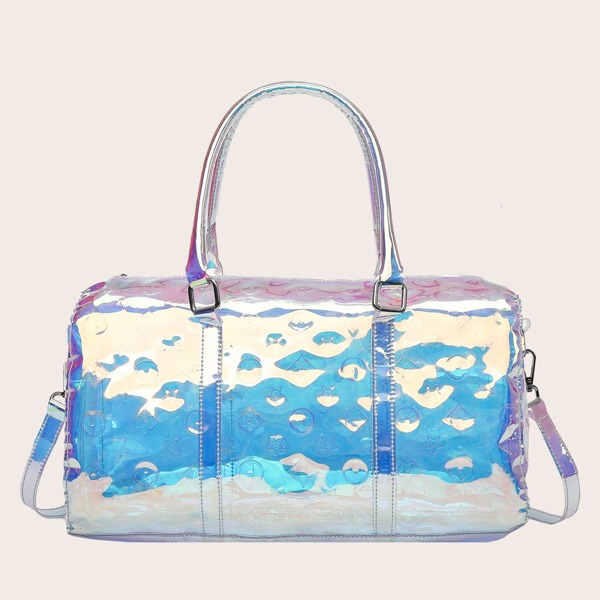 

Girls Holographic Satchel Bag, Multicolor