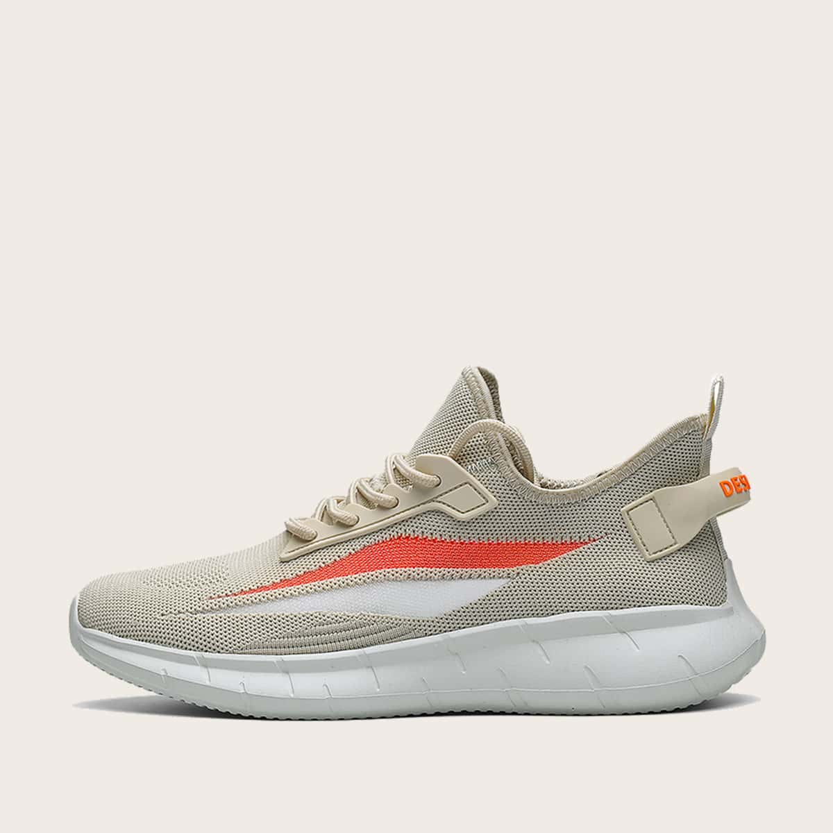 

Guys Color Block Lace-up Front Sneakers, Beige