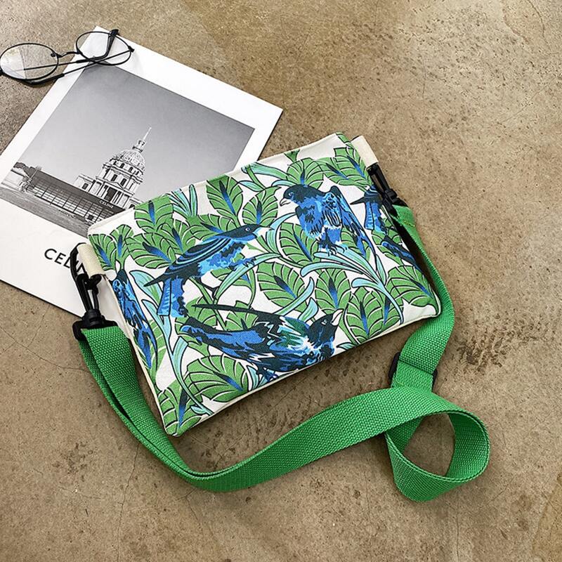 

Tropical Animal Crossbody Bag, Green