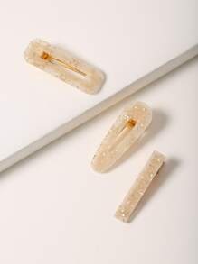 3入組幾何造型髮夾