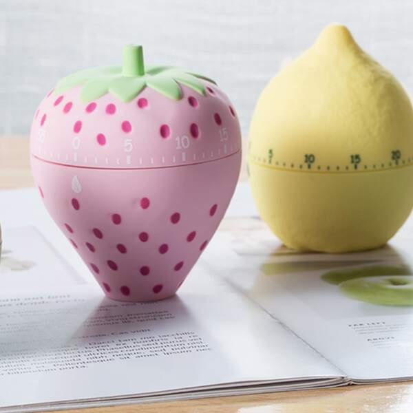 

1pc Fruit Shaped Kitchen Timer, Multicolor