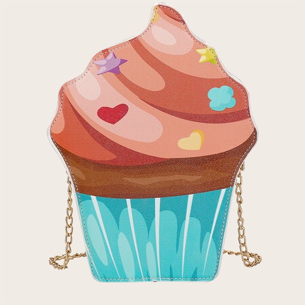 

Kids Ice-cream Shaped Crossbody Bag, Blue