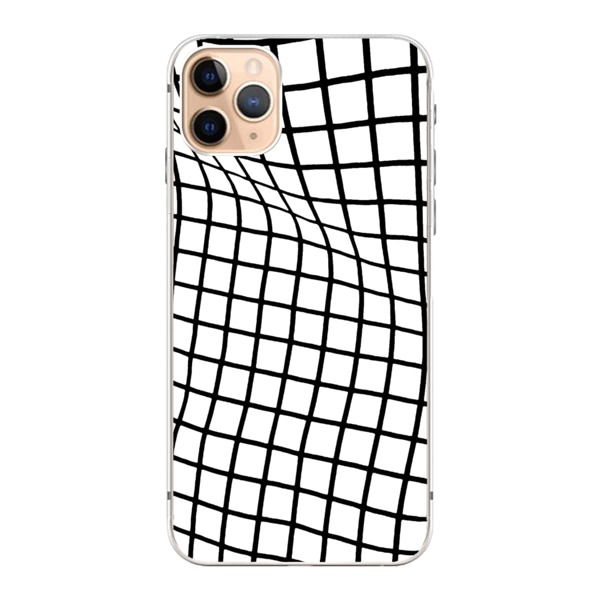 

1шт чехол для iPhone в клетку, Чёрнобелые
