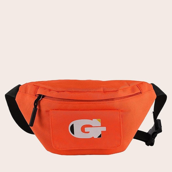 

Girls Letter Graphic Fanny Pack, Orange