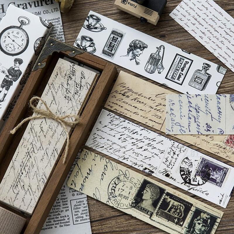 

30sheets Vintage Pattern Bookmark, Multicolor