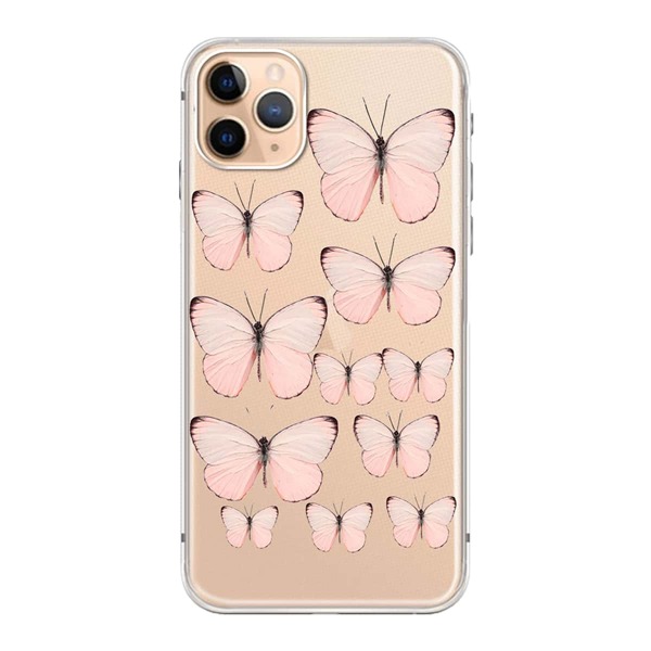 

1шт прозрачный чехол для iPhone с принтом бабочки