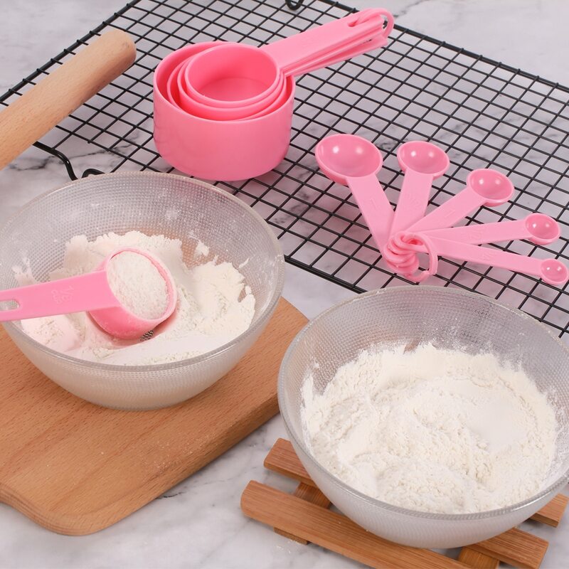

10pcs Solid Measuring Spoon, Multicolor