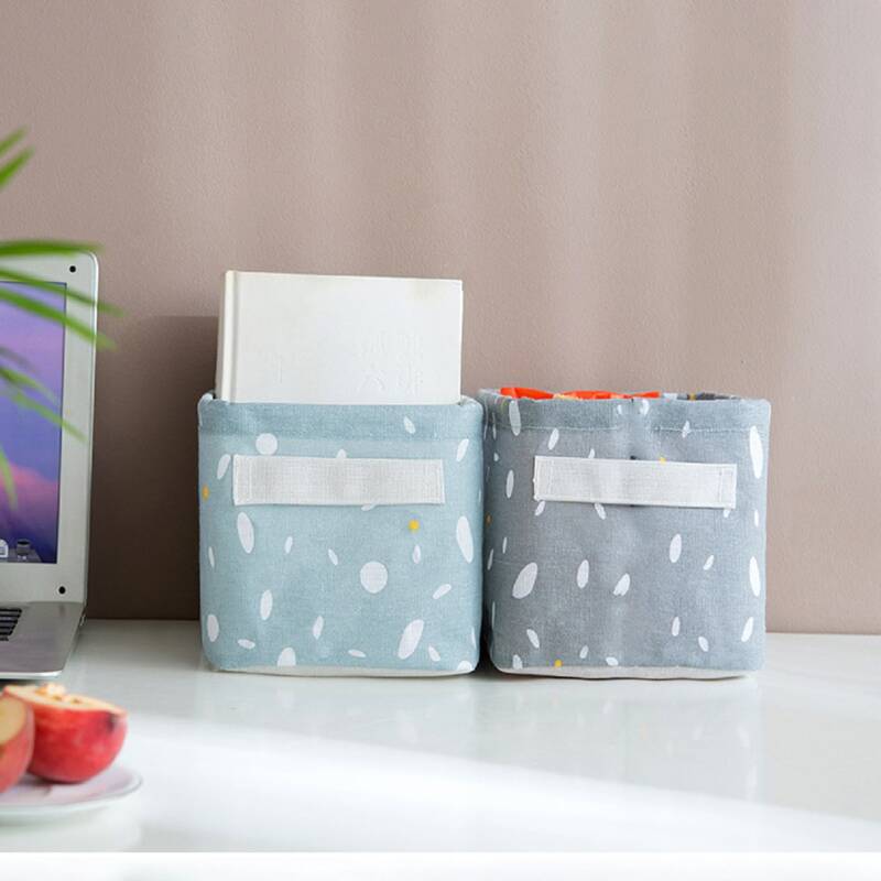 

1pc Graphic Print Storage Basket, Multicolor
