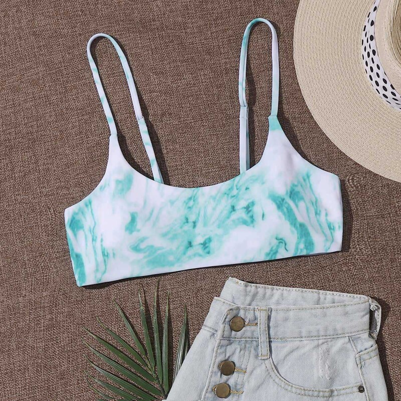 

Tie Dye Bikini Top, Multicolor
