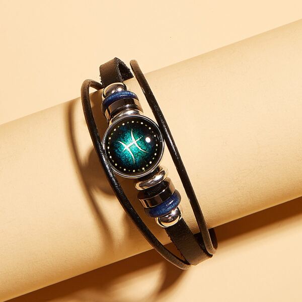 

Constellation Detail Bracelet, Black