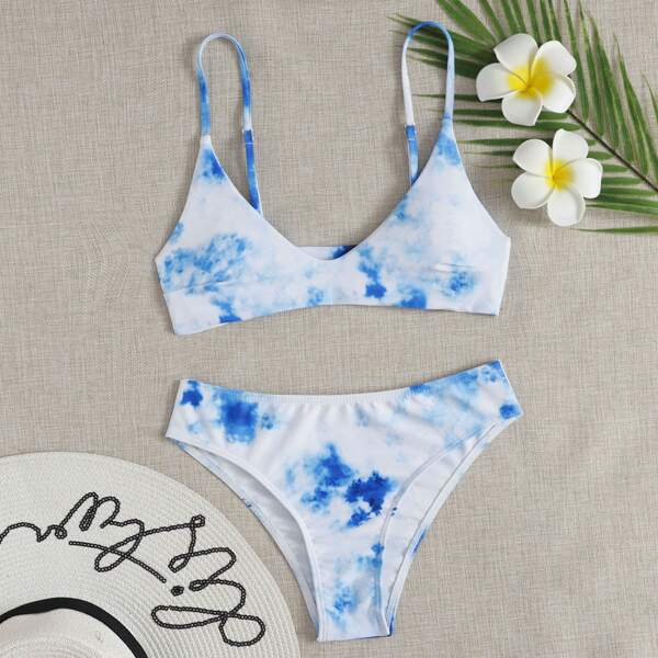 

Tie Dye Bikini Swimsuit, Multicolor