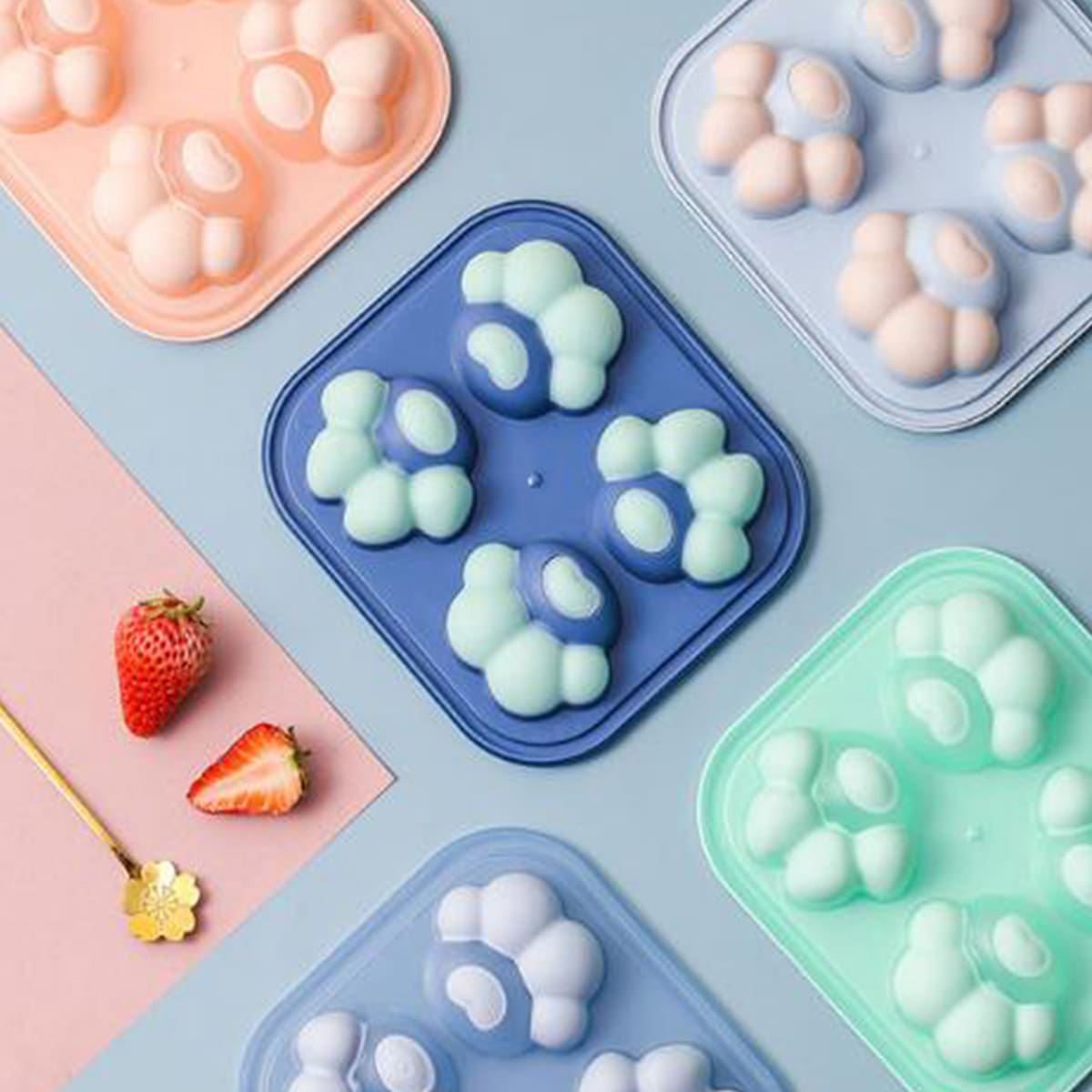 

1pc Claw Shaped Random Color Ice Cream Mold, Multicolor