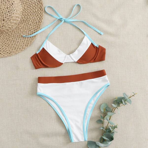 

Контрастный цвет милый Бикини, Многоцветный