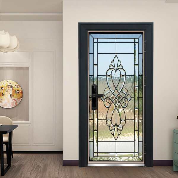 

3D Mirror Design Door Sticker, Multicolor