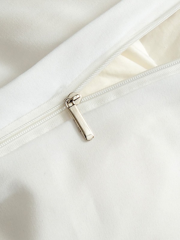 Solid Bedding Set Without Filler SHEIN USA