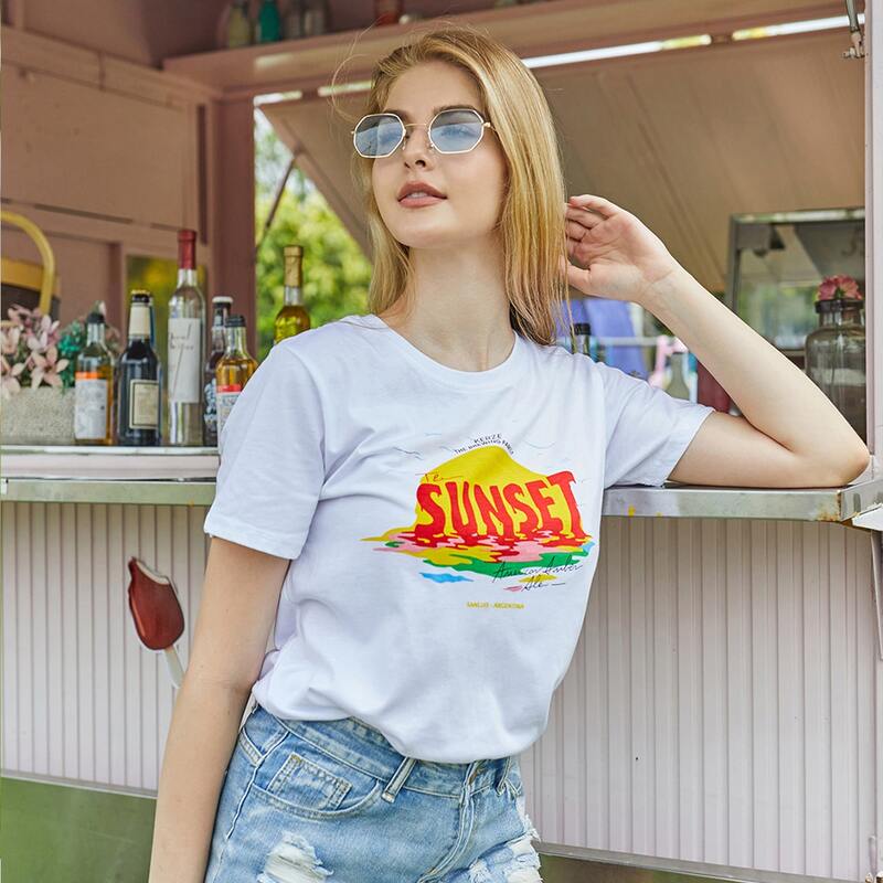 

Letter Graphic Tee, White