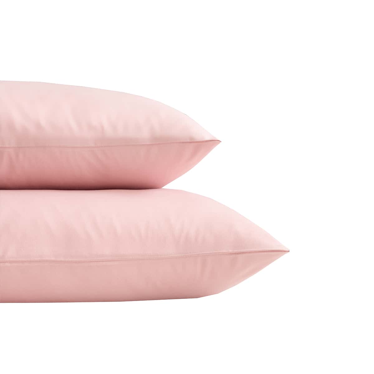 

2pcs Solid Pillowcase Without Filler, Baby pink