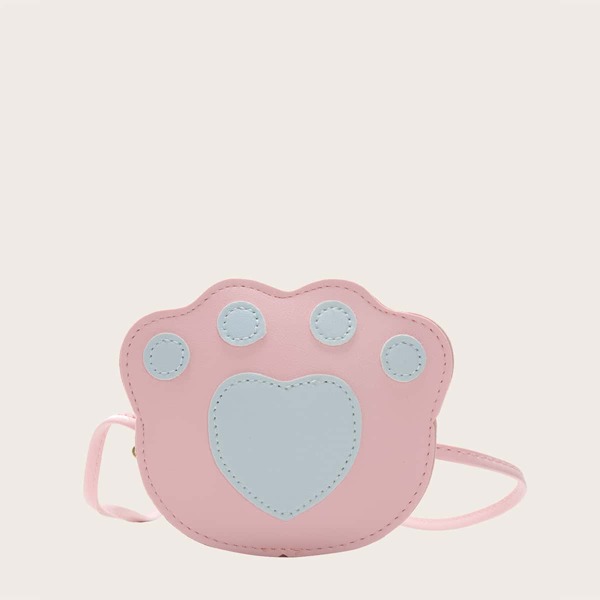 

Girls Cartoon Design Crossbody Bag, Pink