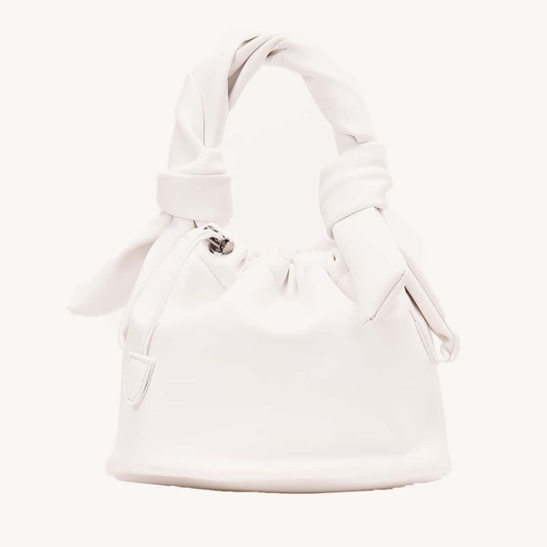 

Minimalist Bucket Bag, White