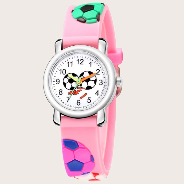

Kids Football Print Quartz Watch