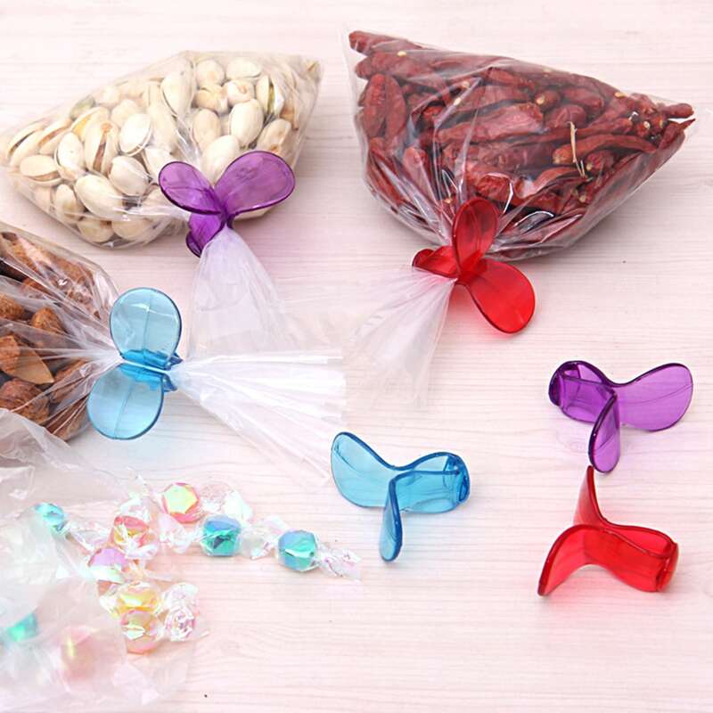 

6pcs Random Color Sealing Clip, Multicolor