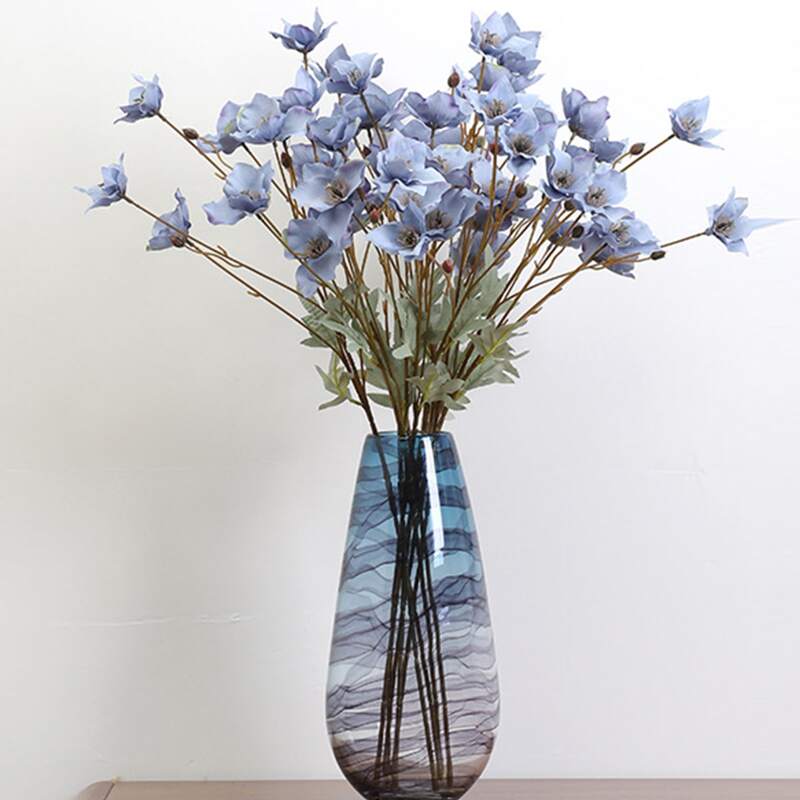 

1branch Artificial Flower With 6pcs Head, Multicolor