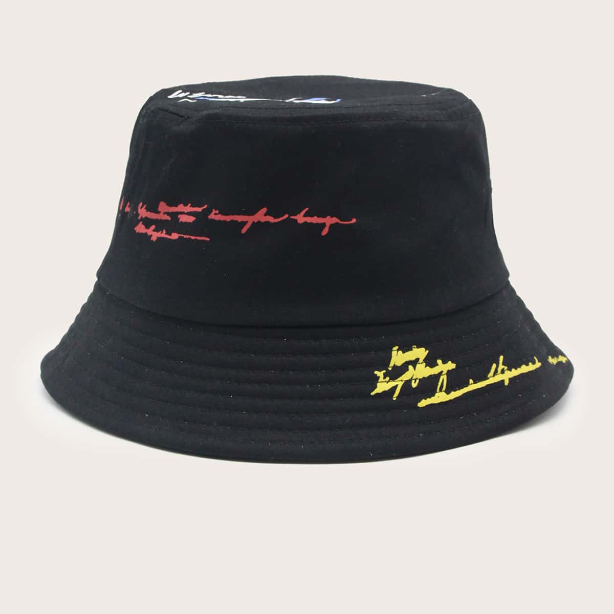 

Graphic Bucket Hat, Black