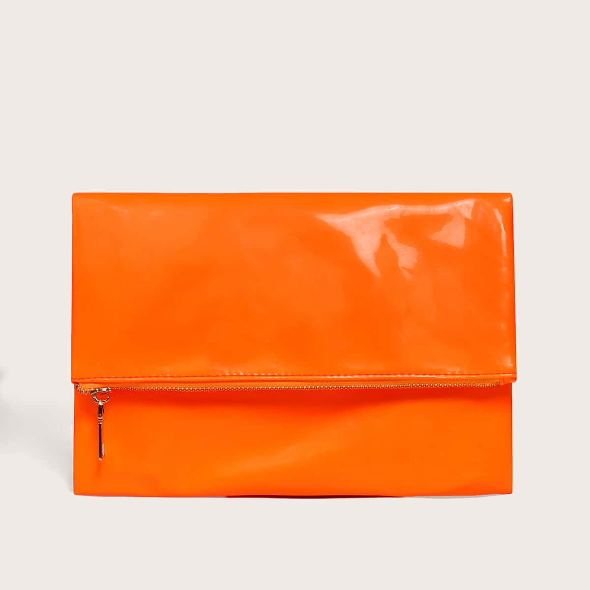 

Neon Orange Clutch Bag, Orange neon