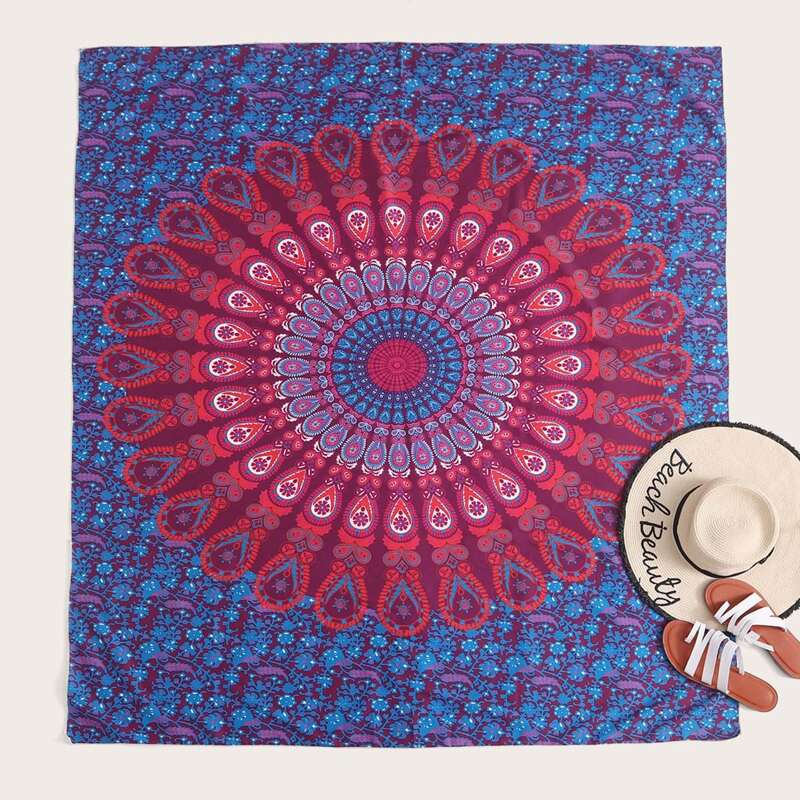 

Tribal Print Beach Blanket, Multicolor