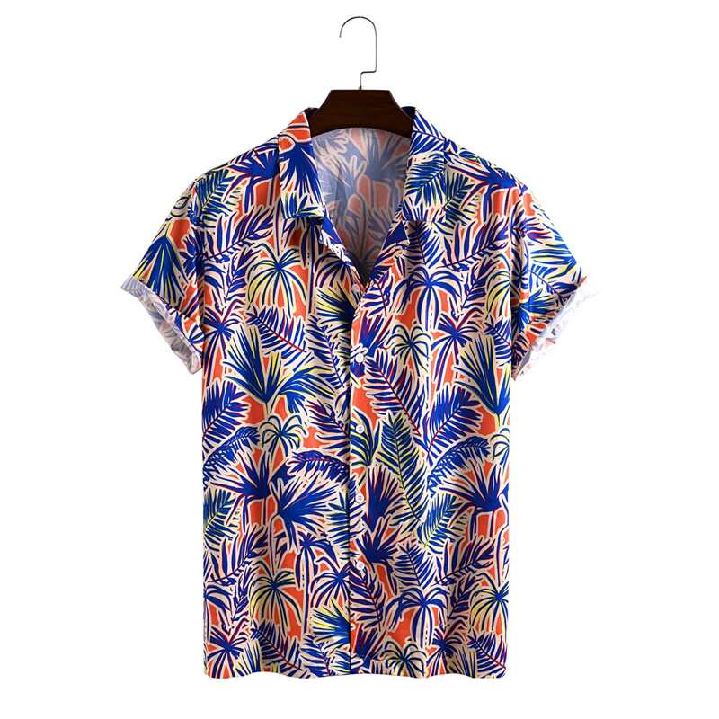 

Guys Tropical Print Shirt, Multicolor