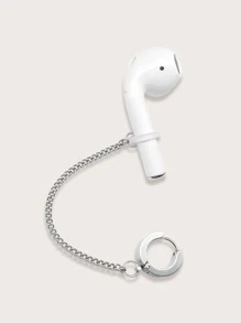 1pc Headset Anti-lost Earring - Silver - View 1