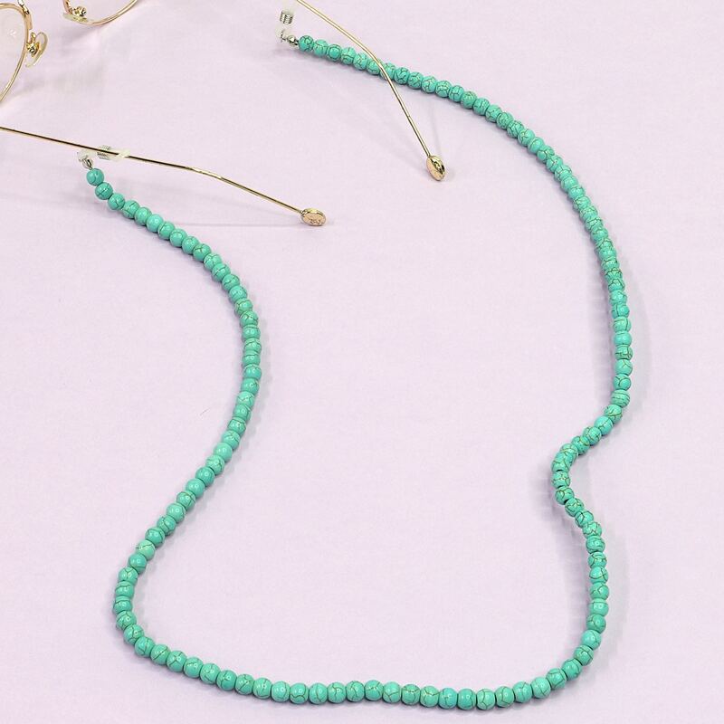 

Turquoise Decor Glasses Chain, Mint blue