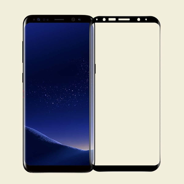

1pc Samsung Screen Tempered Glass Film, Black
