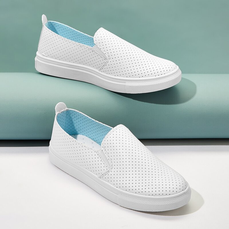 

White Slip On Shoes