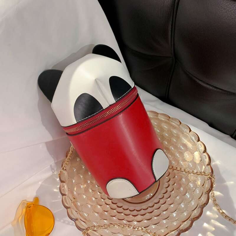 

Cartoon Panda Chain Bag, Multicolor
