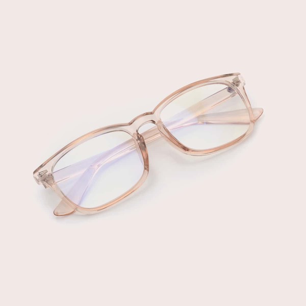 

Square Frame Glasses, Brown