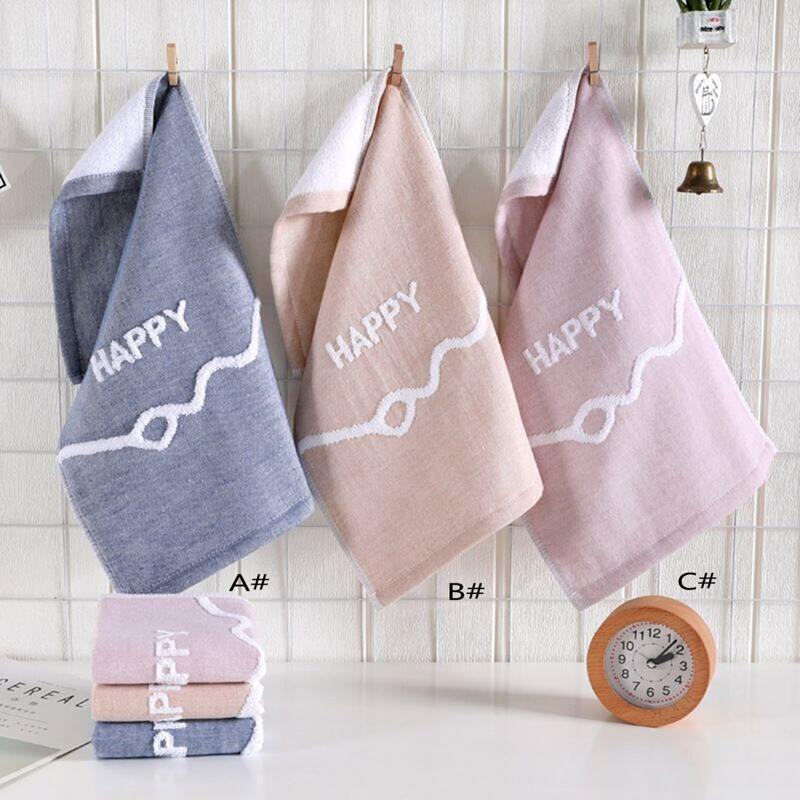 

1pc Slogan Graphic Hand Towel, Multicolor