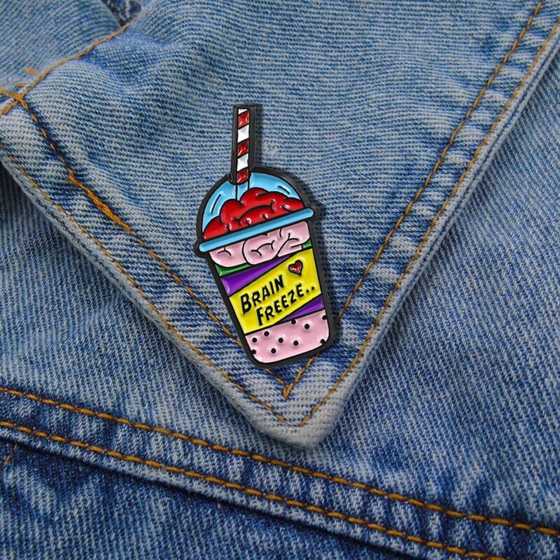 

Drink Shaped Brooch, Multicolor