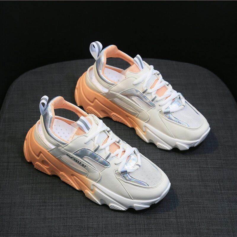 

Cut Out Chunky Sneakers, Multicolor