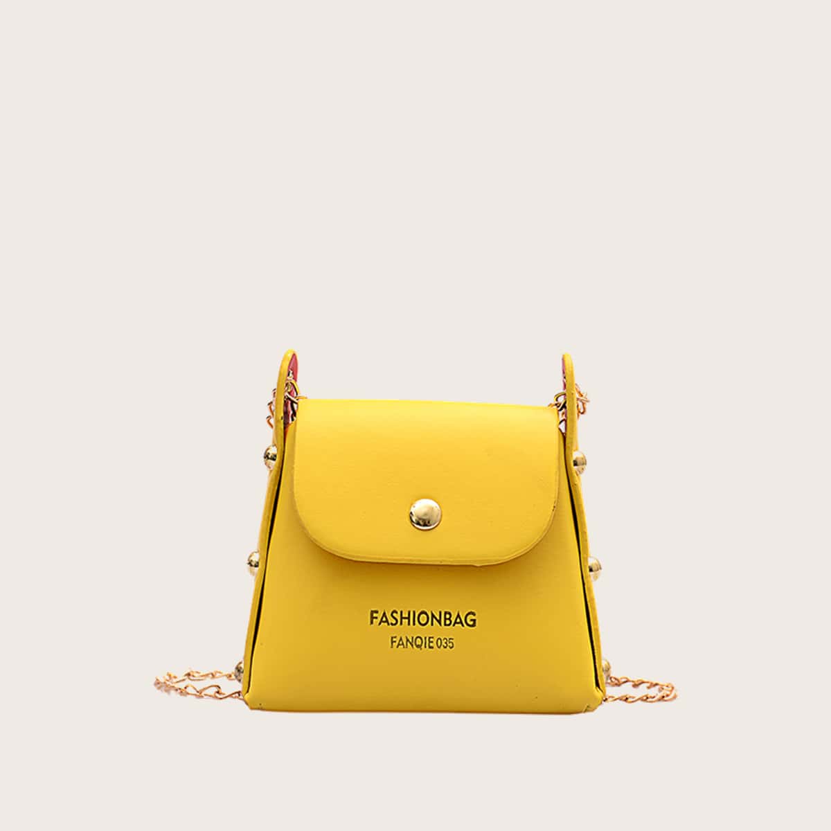 

Mini Chain Crossbody Bag, Yellow