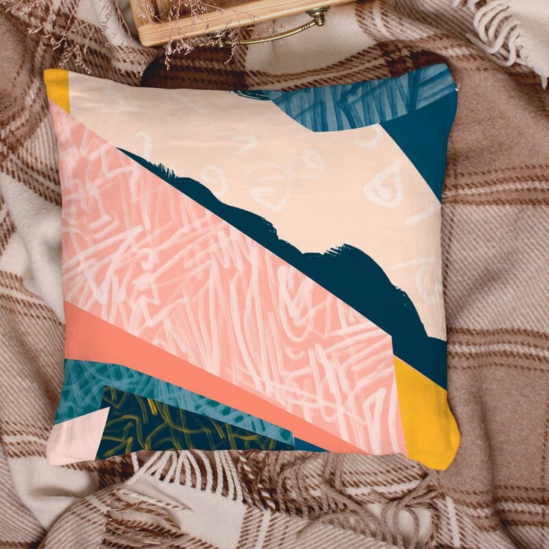 

Graphic Print Cushion Cover Without Filler, Multicolor